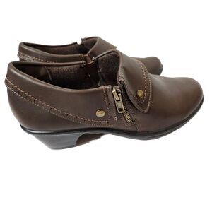 Easy Street Darcy Ankle Boot – Women’s 7.5 Wide Brown Bootie